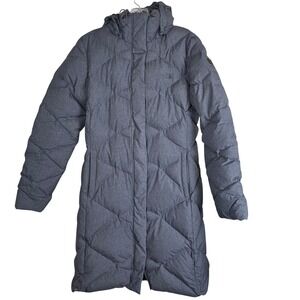 The North Face Metropolis Down Parka Women's Medium Grey 550 Fill Hooded Puffer